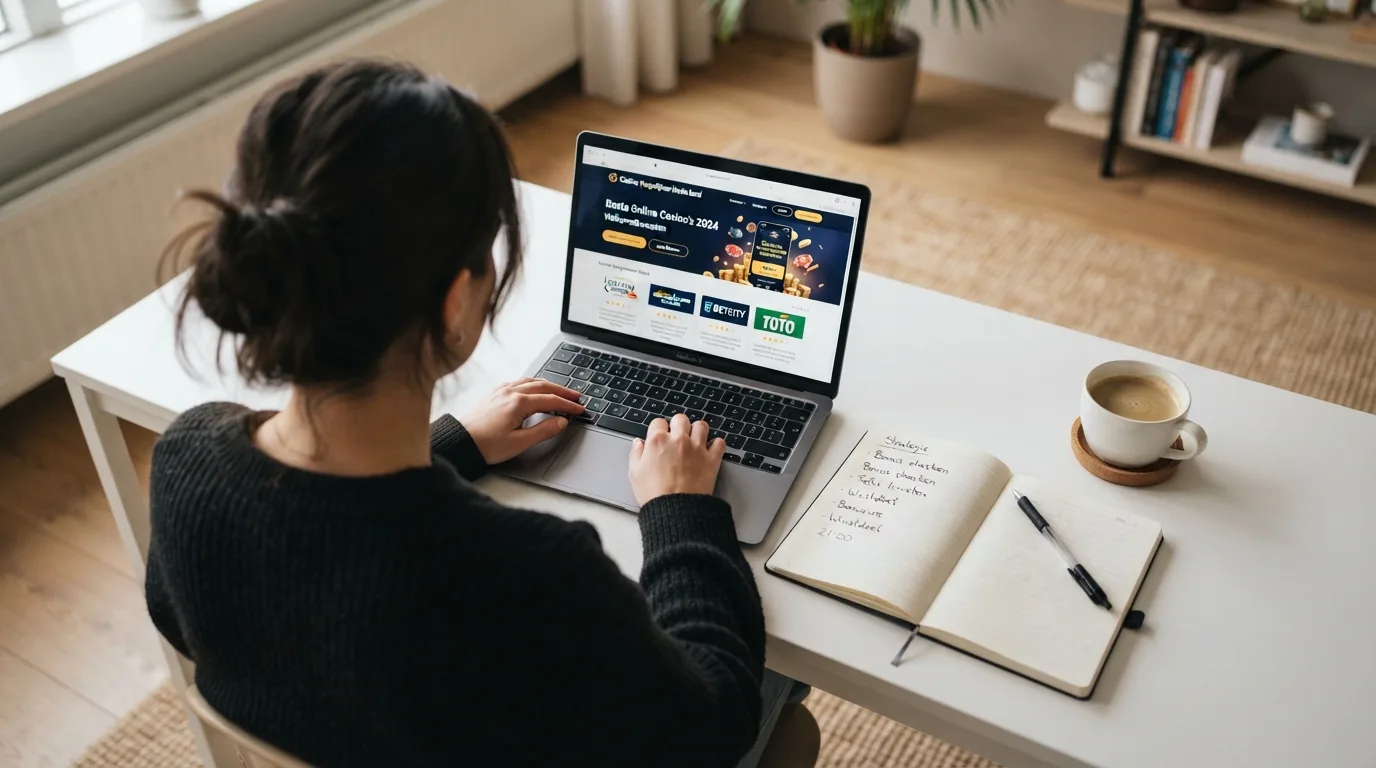 Vergelijkingstabel met tien online casino's, hun bonus en uitbetalingssnelheid