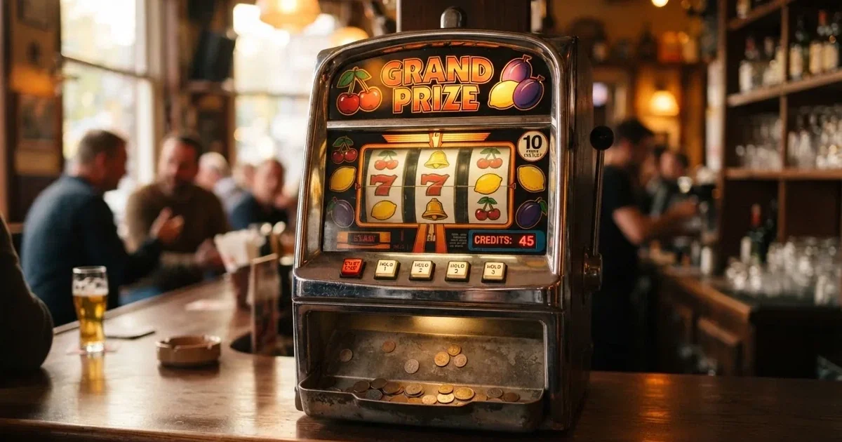 De Club 2000 gokkast met drie rollen en fruitsymbolen
