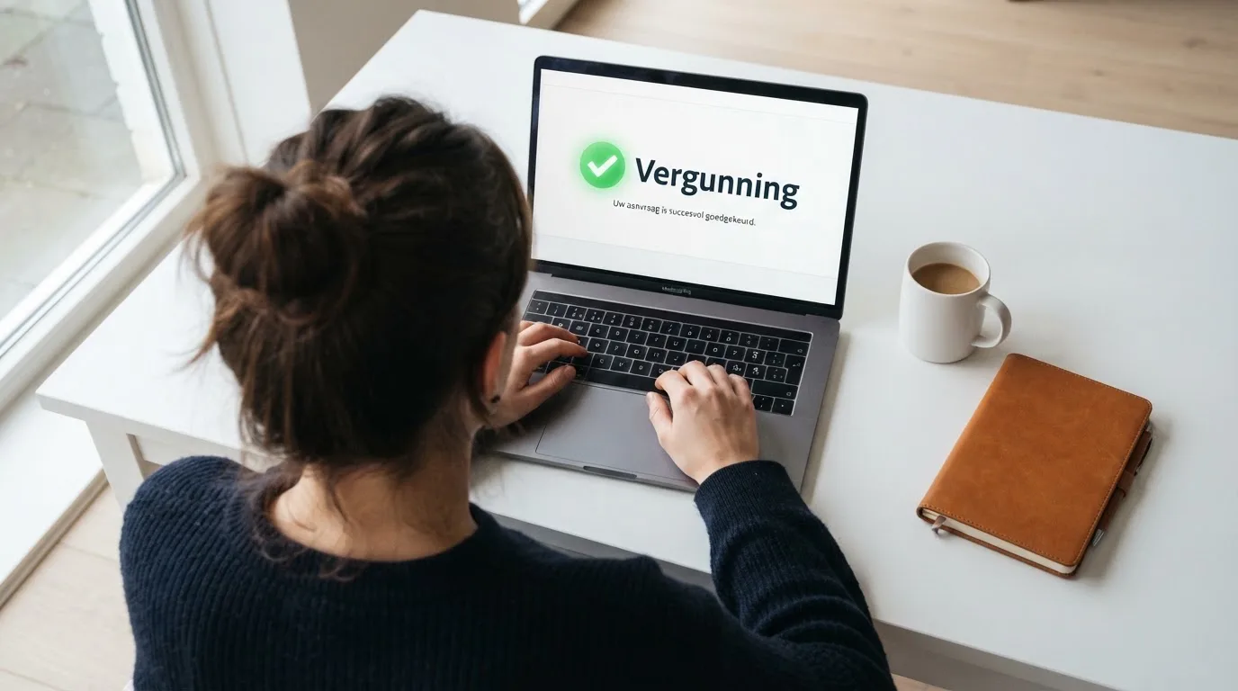 Het Kansspelautoriteit-logo naast een voorbeeld van het Ksa-register op een scherm met een vergunningnummer en geldigheidsdatum zichtbaar